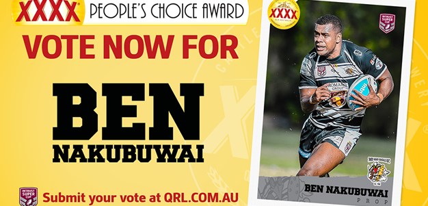 XXXX People's Choice Awards: Ben Nakubuwai
