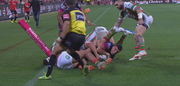 David Fifita's 1st try at NRL level