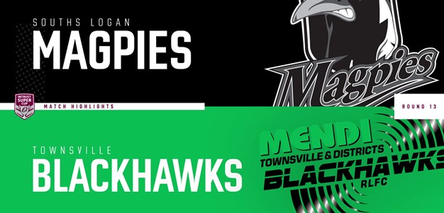 Intrust Super Cup Round 13 highlights: Magpies v Blackhawks