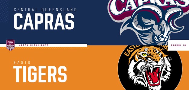 Intrust Super Cup Round 16 Highlights: Capras v Tigers