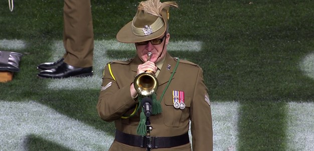 The Last Post rings out at ANZ Stadium
