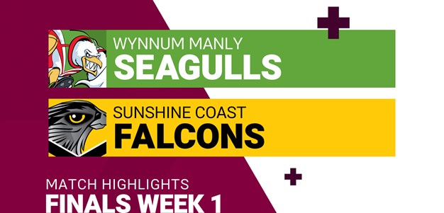 Finals Week 1 highlights: Wynnum Manly v Falcons