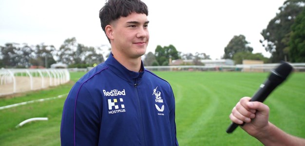 Jack Howarth chats pre-season with Storm