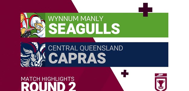 Round 2 highlights: Wynnum Manly v Central Queensland