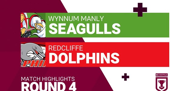 Round 4 highlights: Wynnum Manly v Redcliffe