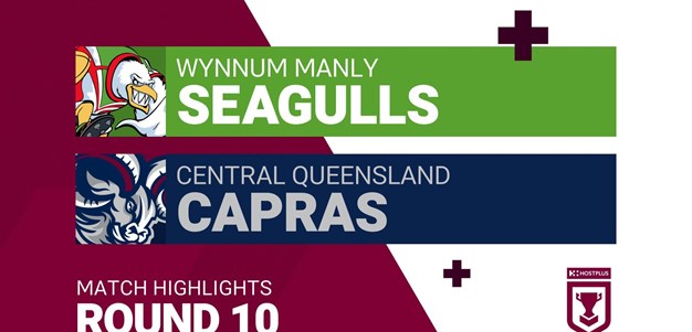 Round 10 highlights: Wynnum Manly v Central Queensland