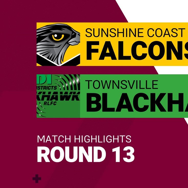 Round 13 highlights: Falcons v Blackhawks