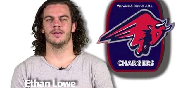 Ethan Lowe - 2018 Warwick junior rugby league ambassodor