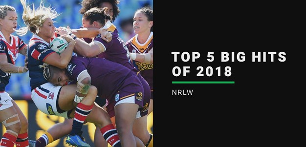NRL.com count down the NRLW top five big hits of 2018