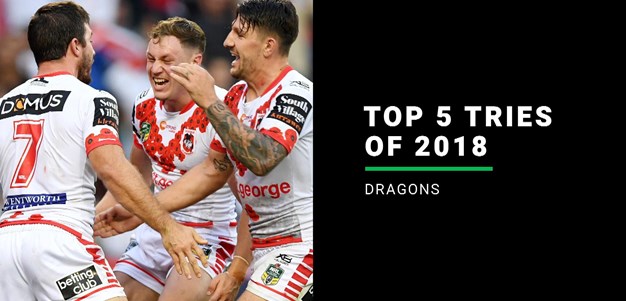 NRL.com's Top 5 Dragons tries of 2018