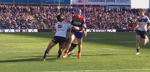 Ponga crosses for his second try