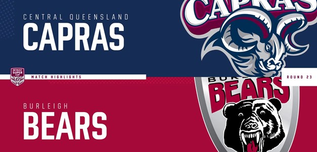 Intrust Super Cup Round 23 highlights: Capras v Bears