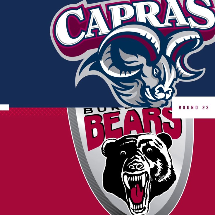Intrust Super Cup Round 23 highlights: Capras v Bears