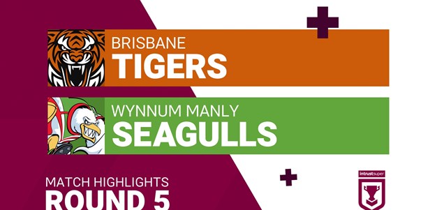 Round 5 highlights: Brisbane Tigers v Wynnum Manly