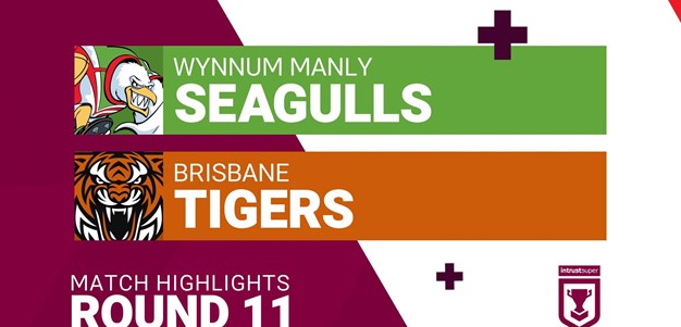 Round 11 highlights: Wynnum Manly v Tigers