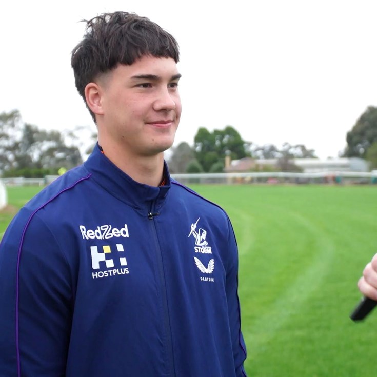 Jack Howarth chats pre-season with Storm