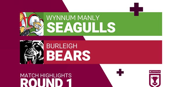 Round 1 highlights: Wynnum Manly v Burleigh