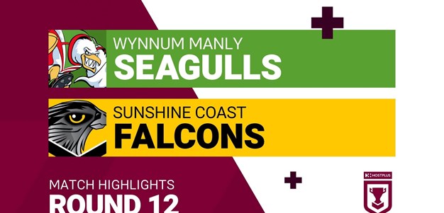 Round 12 highlights: Wynnum Manly Seagulls v Sunshine Coast Falcons