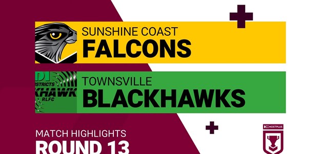 Round 13 highlights: Falcons v Blackhawks