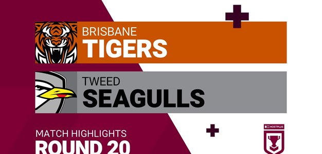 Round 20 highlights: Brisbane Tigers v Tweed Seagulls