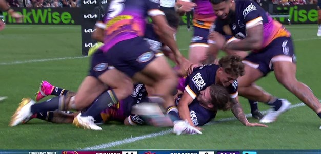 Patrick Carrigan's first NRL try