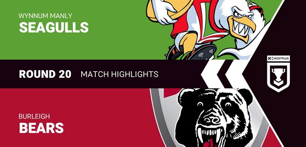 Round 20 feature game highlights: Wynnum Manly v Burleigh