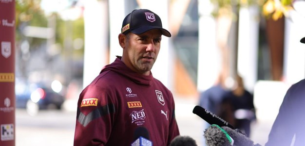 Media conference: Maroons assistant coach Cam Smith