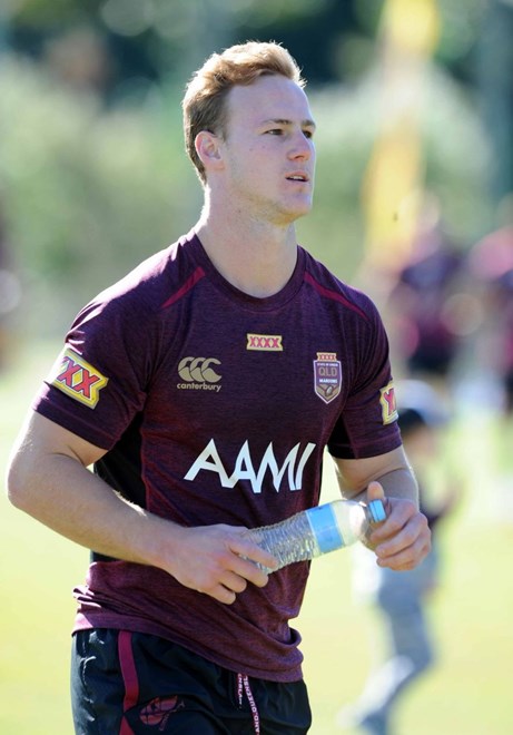 Daly Cherry-Evans sat out training today after being put through his paces by Maroons medical staff on the team's day off yesterday.