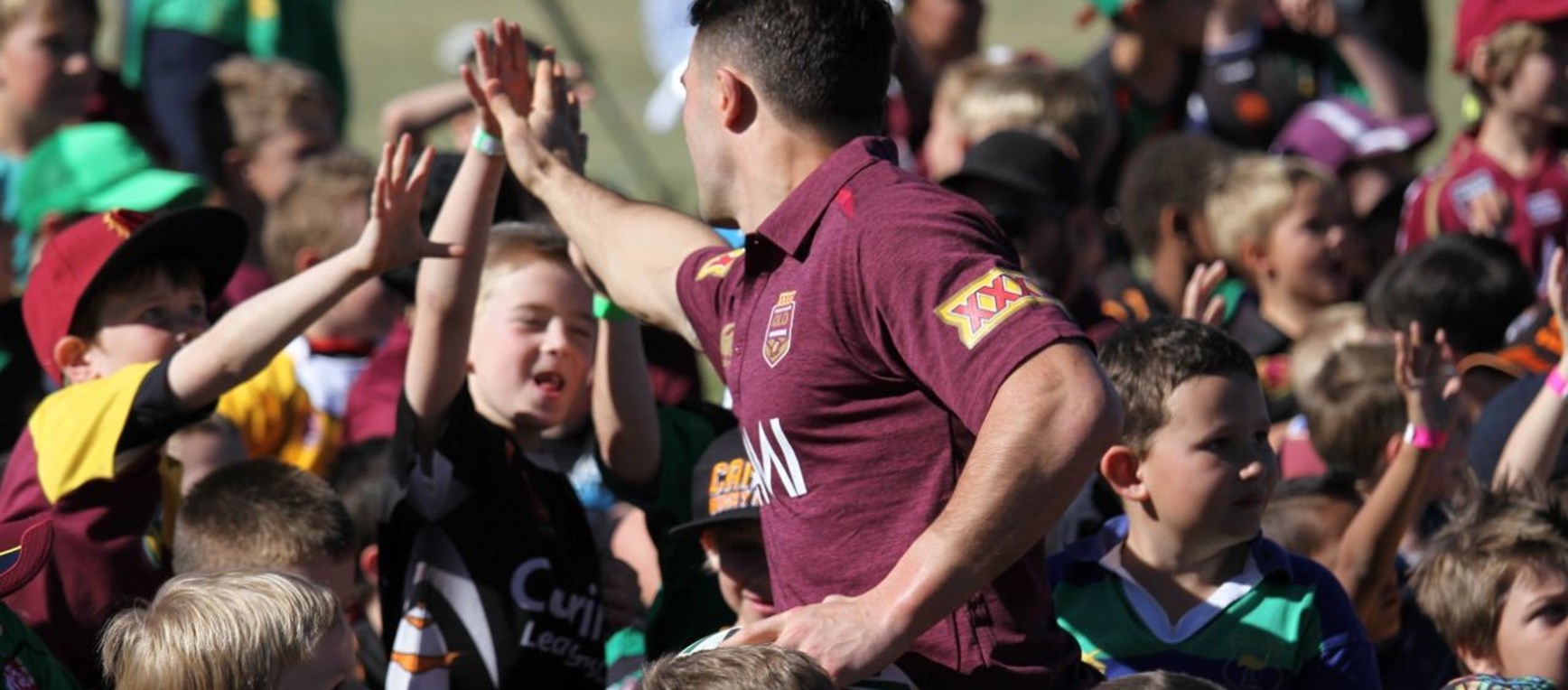 Gallery: Maroons Lend a Hand at Development Camp