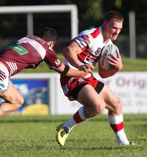 Aaron Whitchurch - QRL Intrust Super Cup - Round 13 - Burleigh Bears V Redcliffe Dolphins at Pizzey Park, Burleigh. Sunday May 25, 2014. PHOTO : Charles Knight - SMP IMAGES.COM