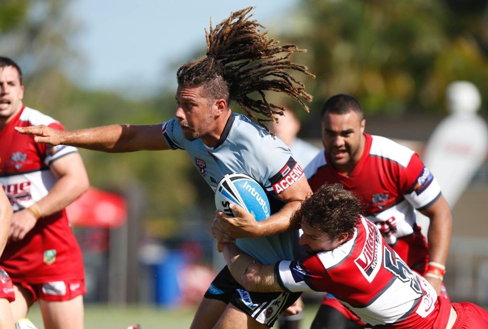 James Wood - Intrust Super Cup Round 1 - Redcliffe Dolphins V Tweed Heads Seagulls at Dolphin Oval. 2.00pm Sunday March 8, 2015.  PHOTO: Charles Knight - SMP IMAGES.COM