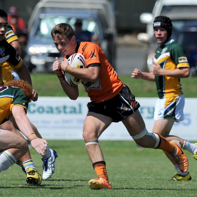 U16 Cyril Connell Cup Round 5 - Gold Coast White V Easts Tigers at Owen Park, Southport. 12.00pm Saturday March 28, 2015.  PHOTO: Scott Davis - SMP IMAGES.COM