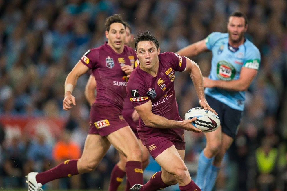COOPER CRONK - STATE of ORIGIN, GAME 1. NSW BLUES v QLD MAROONS. Played at ANZ Stadium, Sydney, Australia, Wednesday, 27 May 2015. Photo: Murray Wilkinson (SMP Images).