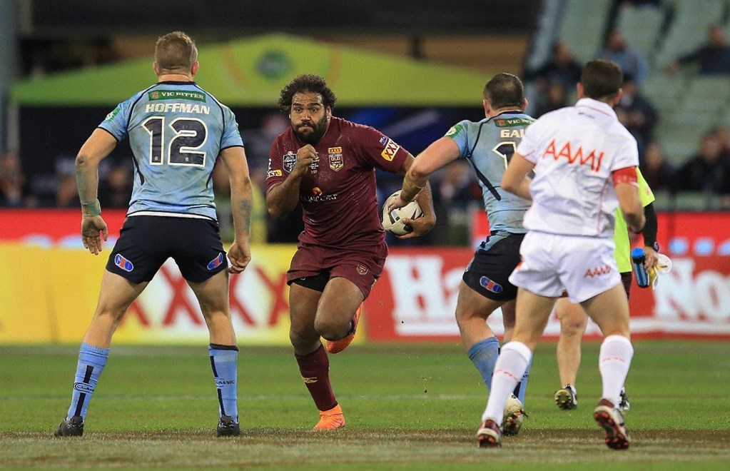 Sam Thaiday - State of Origin Game II - New South Wales V Queensland at MCG, Melbourne. 8.15pm Wednesday June 17, 2015.  PHOTO: Scott Powick - SMP IMAGES.COM