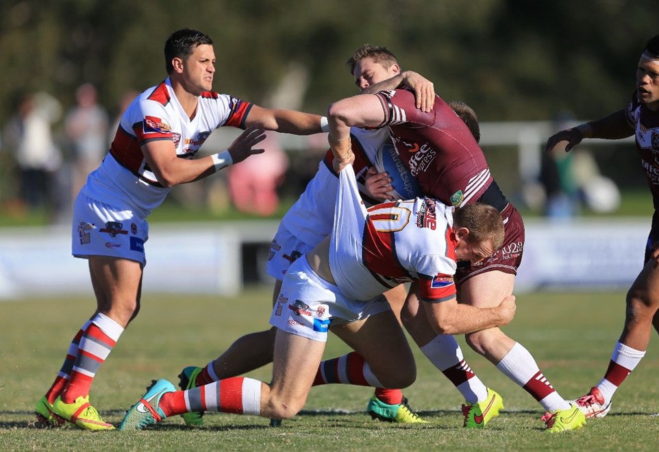 AYDEN LEE (BURLEIGH BEARS) - PHOTO - SMP IMAGES / QRL MEDIA - 12TH JULY 2015 - Action from the Round 18 Queensland Rugby League (QRL) Intrust Super Cup clash between the Burleigh Bears v Redcliffe Dolphins played at Pizzy Park, Gold Coast.Photo: SMPIMAGES.COM/QRL MEDIA