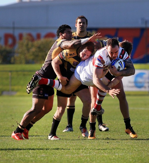 Jack AHEARN - REDCLIFFE DOLPHINES -  Action from the Intrust Super Cup Round 18 - 10TH July 2016 Sunshine Coast Falcons  VS Recliffe Dolphines . Played at Sunshine Coast Stadium, Qld. Photo Wendy van den Akker SMP Images.