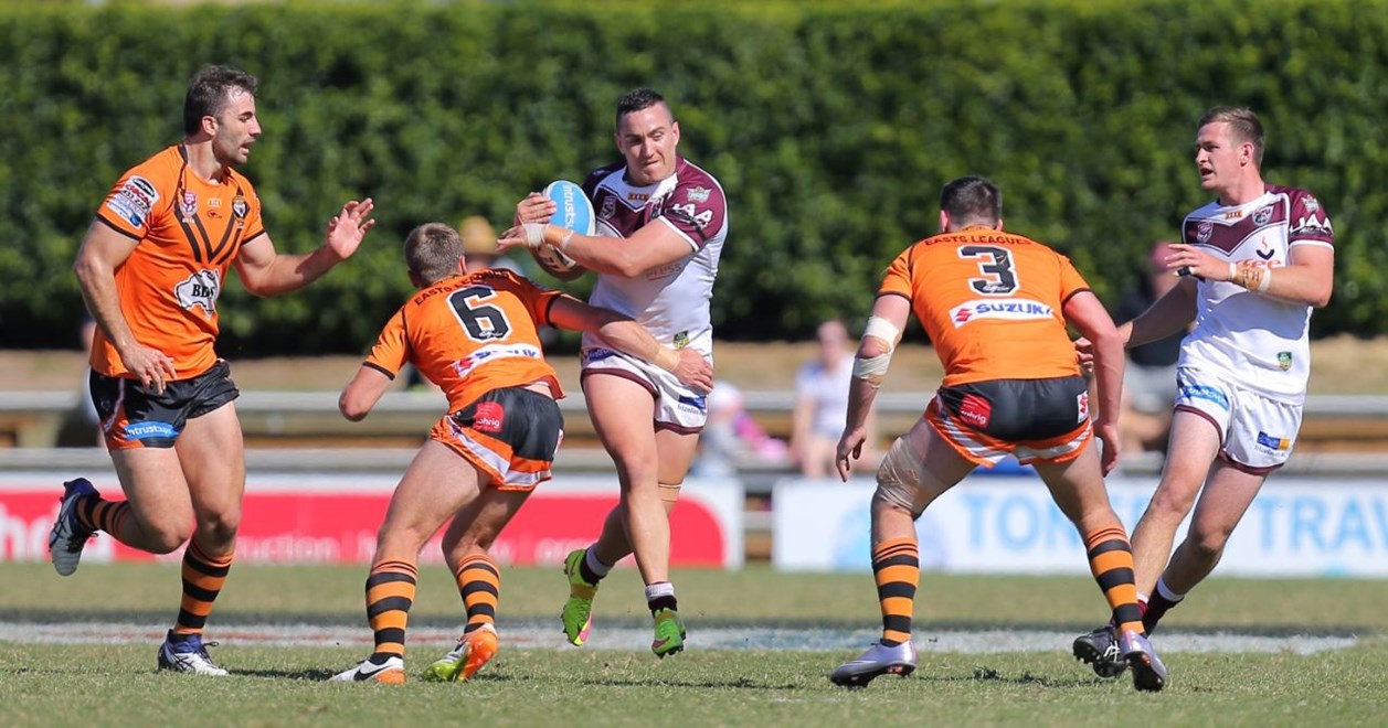 Jamie DOWLING (Burleigh Bears) - Photo: SMPIMAGES.COM - 21st August 2016 - Action from the 2016 Queensland Rugby League (QRL) Intrust Super Cup round 24 clash between the Easts Tigers v Burleigh Bears played at Ipswich Queensland.