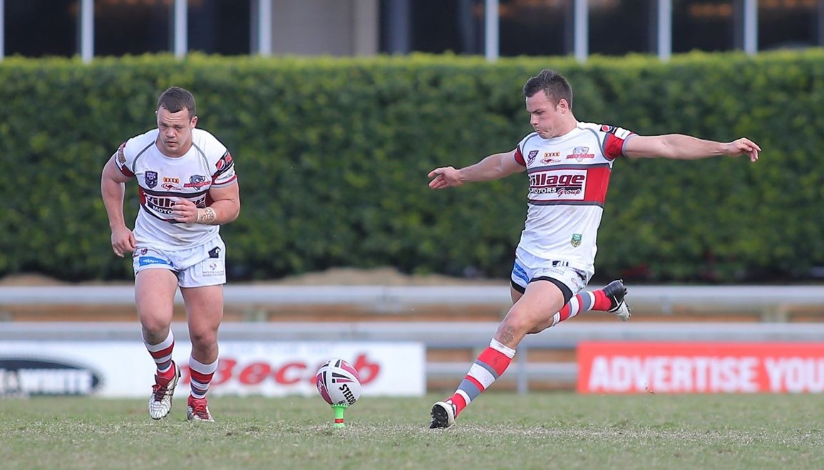 Darren NICHOLLS - REDCLIFFE DOLPHINES -  Action from the Intrust Super Cup Round 22 - 7th August 2016 Between EASTS TIGERS VS REDCLIFF DOLPHINES. Played at Suzuki Stadium, Langlands Park, Qld. Photo Wendy van den Akker SMP Images.