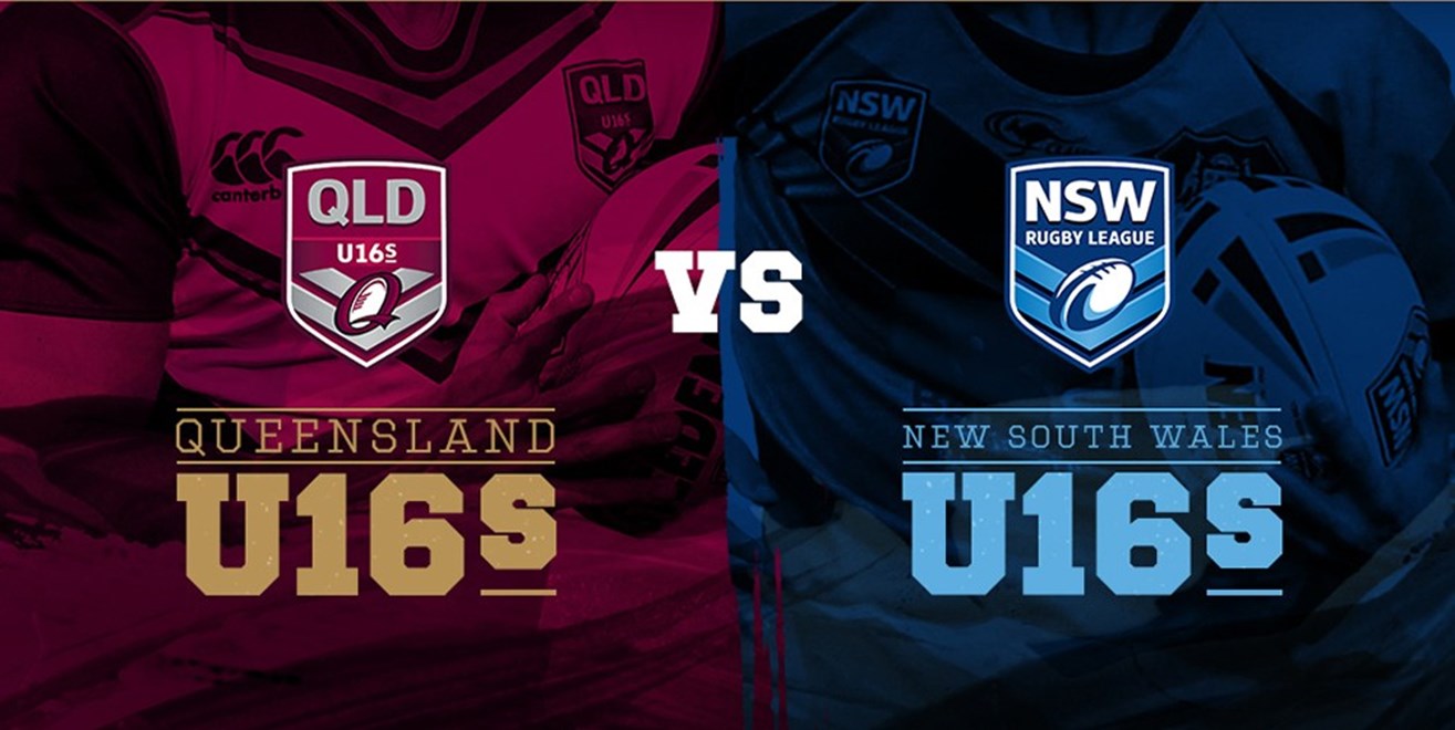 Highlights: QLD v NSW Under 16 - QRL