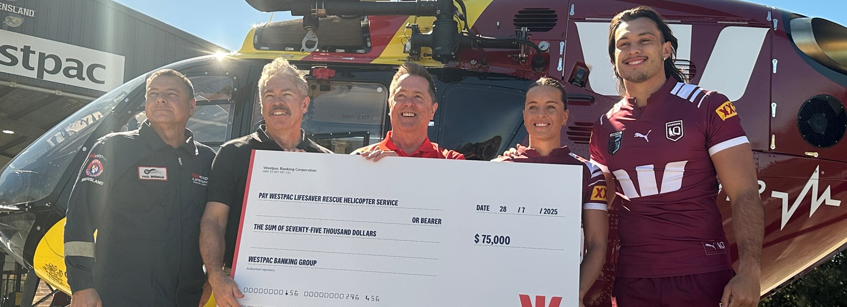 Tries for Lives scores $75,000 donation