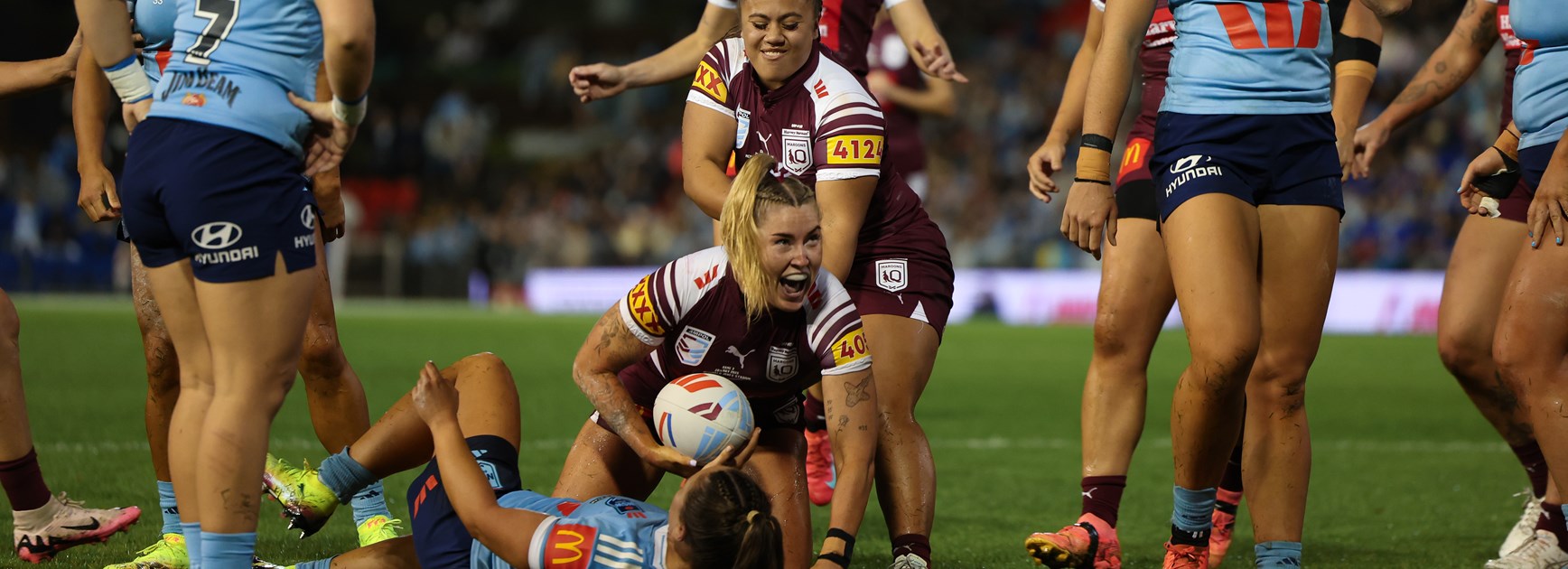 Maroons fire late to claim game III win in Newcastle