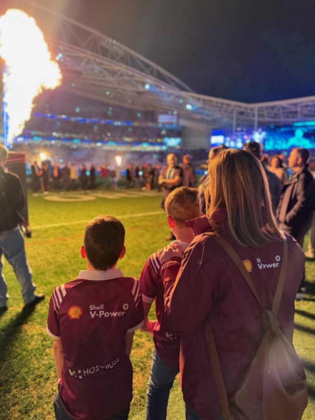 Watching game III live.