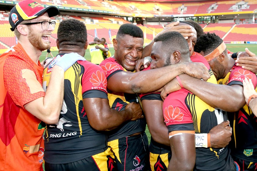 The PNG Hunters won their inaugural Hostplus Cup title in 2017, defeating the Sunshine Coast Falcons 12-10 at Suncorp Stadium