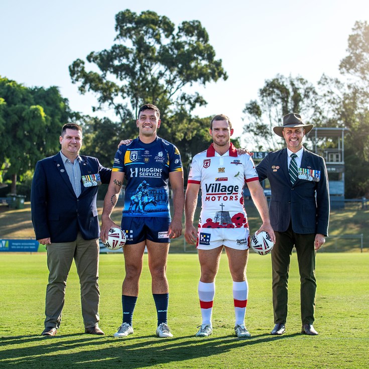 Rivalry paused as Devils and Dolphins unite to honour ANZAC spirit