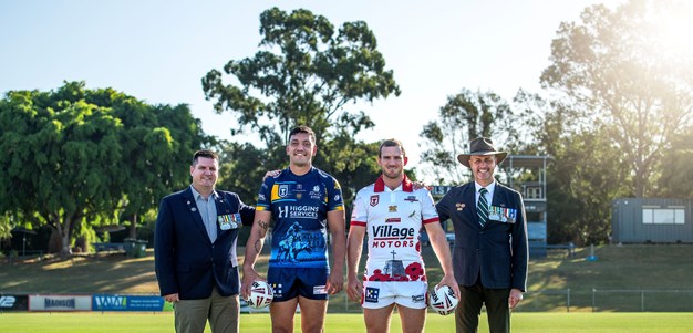 Rivalry paused as Devils and Dolphins unite to honour ANZAC spirit