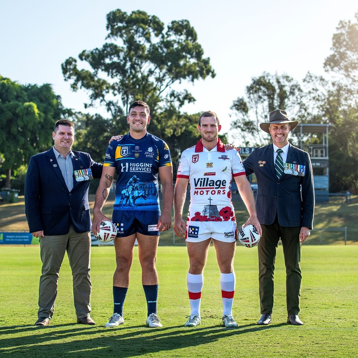 Rivalry paused as Devils and Dolphins unite to honour ANZAC spirit