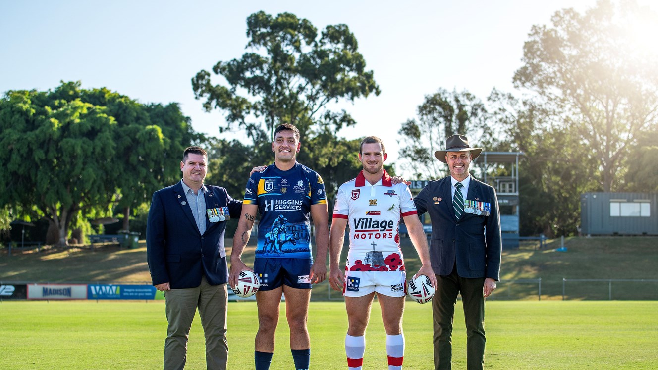 Rivalry paused as Devils and Dolphins unite to honour ANZAC spirit