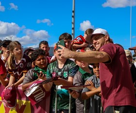 Rugby league heartland turns out for Maroons