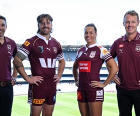 Maroons in Melbourne for official Origin launch