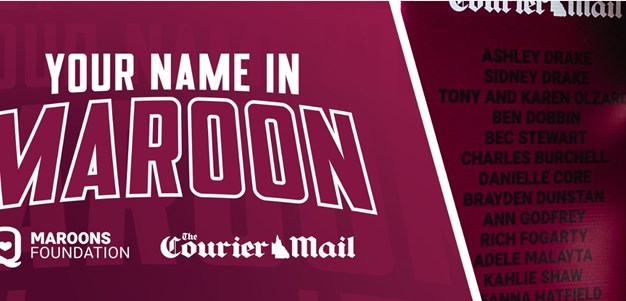 ‘Your Name in Maroon’ inspires Queenslanders